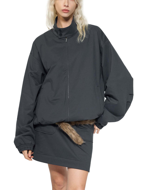 Stand Collar Bomber Jacket 19