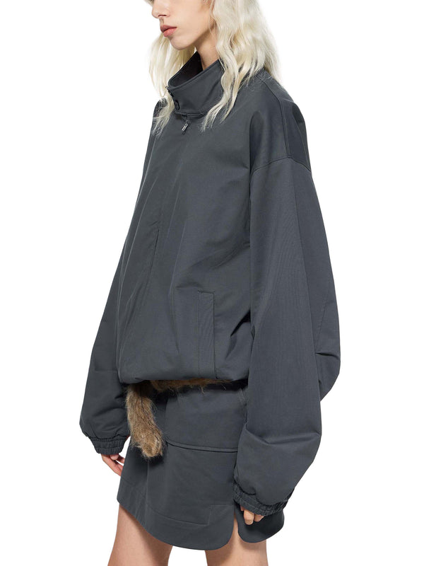 Stand Collar Bomber Jacket 17