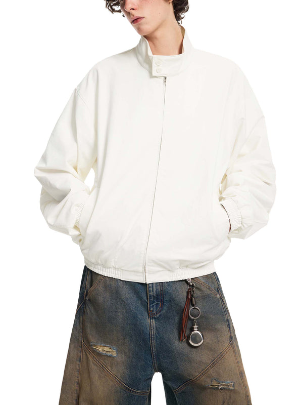 Stand Collar Bomber Jacket 14