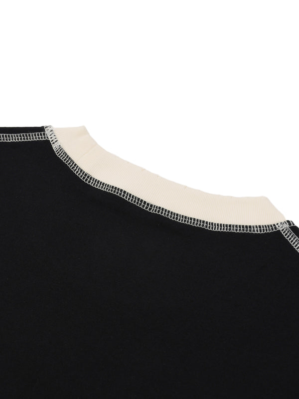 Contrast-Stitched Cotton T-Shirt 12