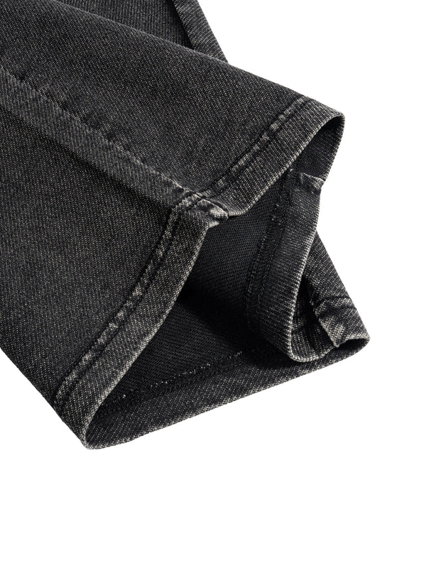 Snow Wash Drawstring Cotton Pants 11