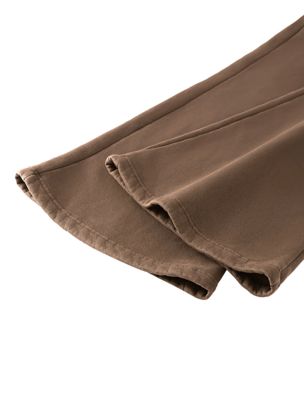 Vintage Washed Flared Fleece Pants 18