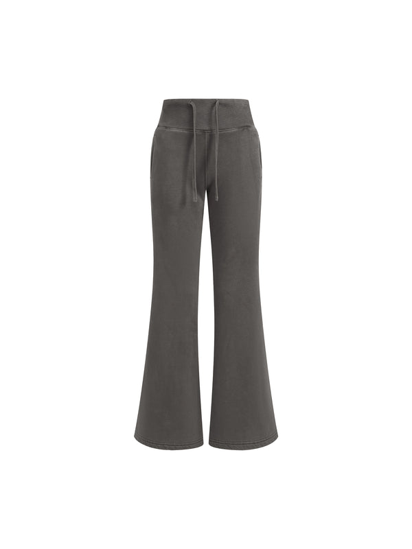 Vintage Washed Flared Fleece Pants 9