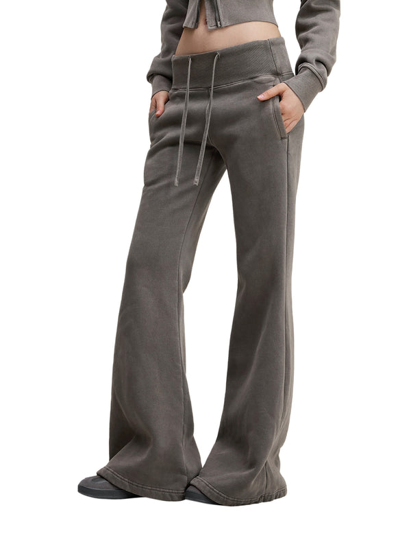 Vintage Washed Flared Fleece Pants 12
