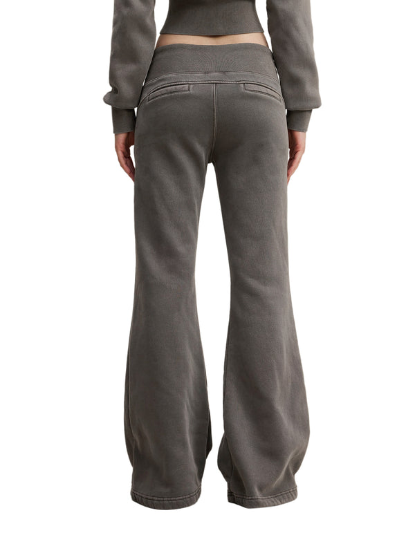 Vintage Washed Flared Fleece Pants 13