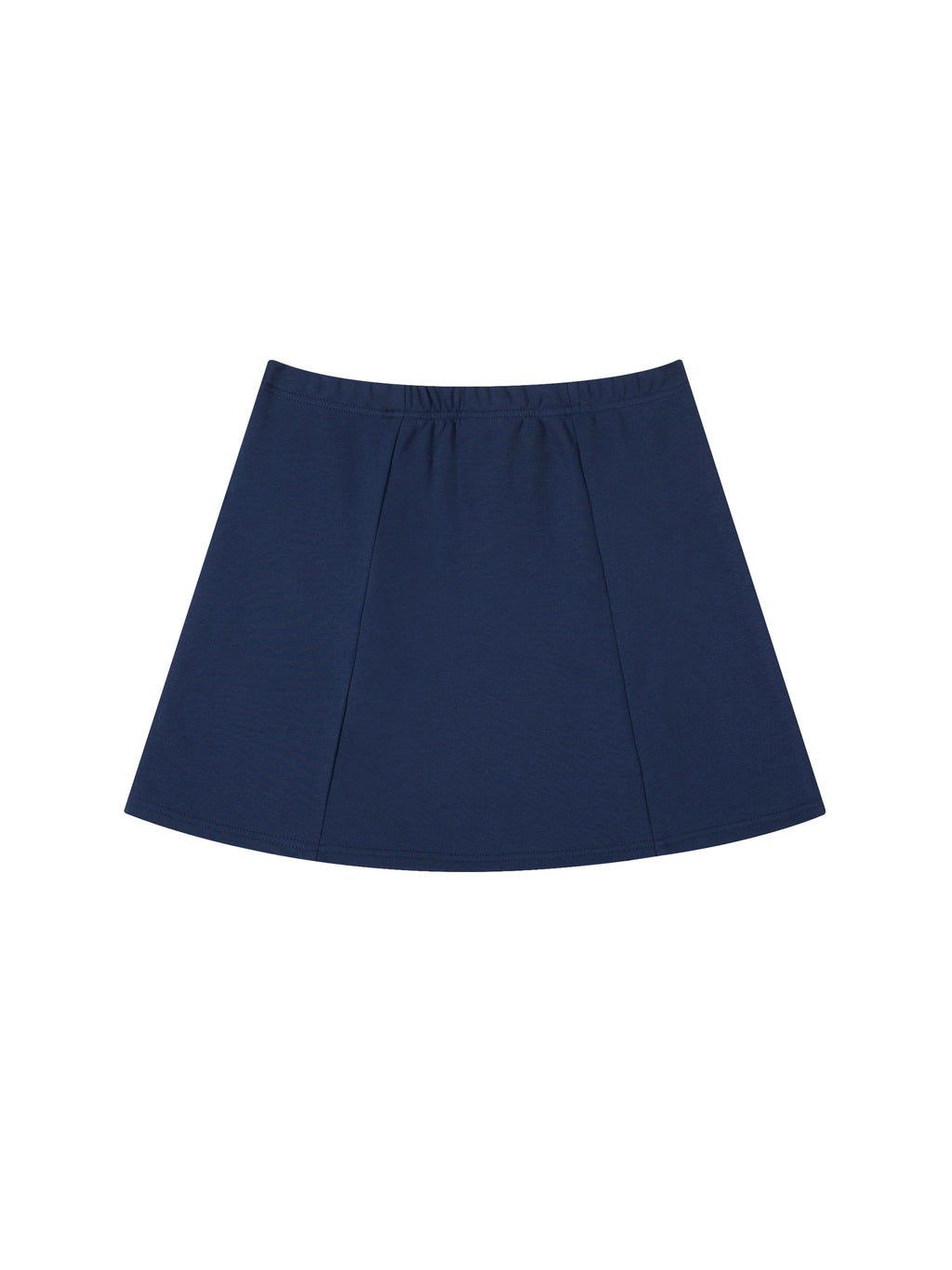 Contrast Side Stripe Slit Skirt