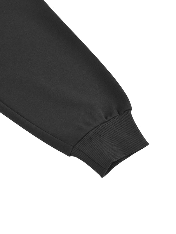 Boxy Button Placket Hoodie 13