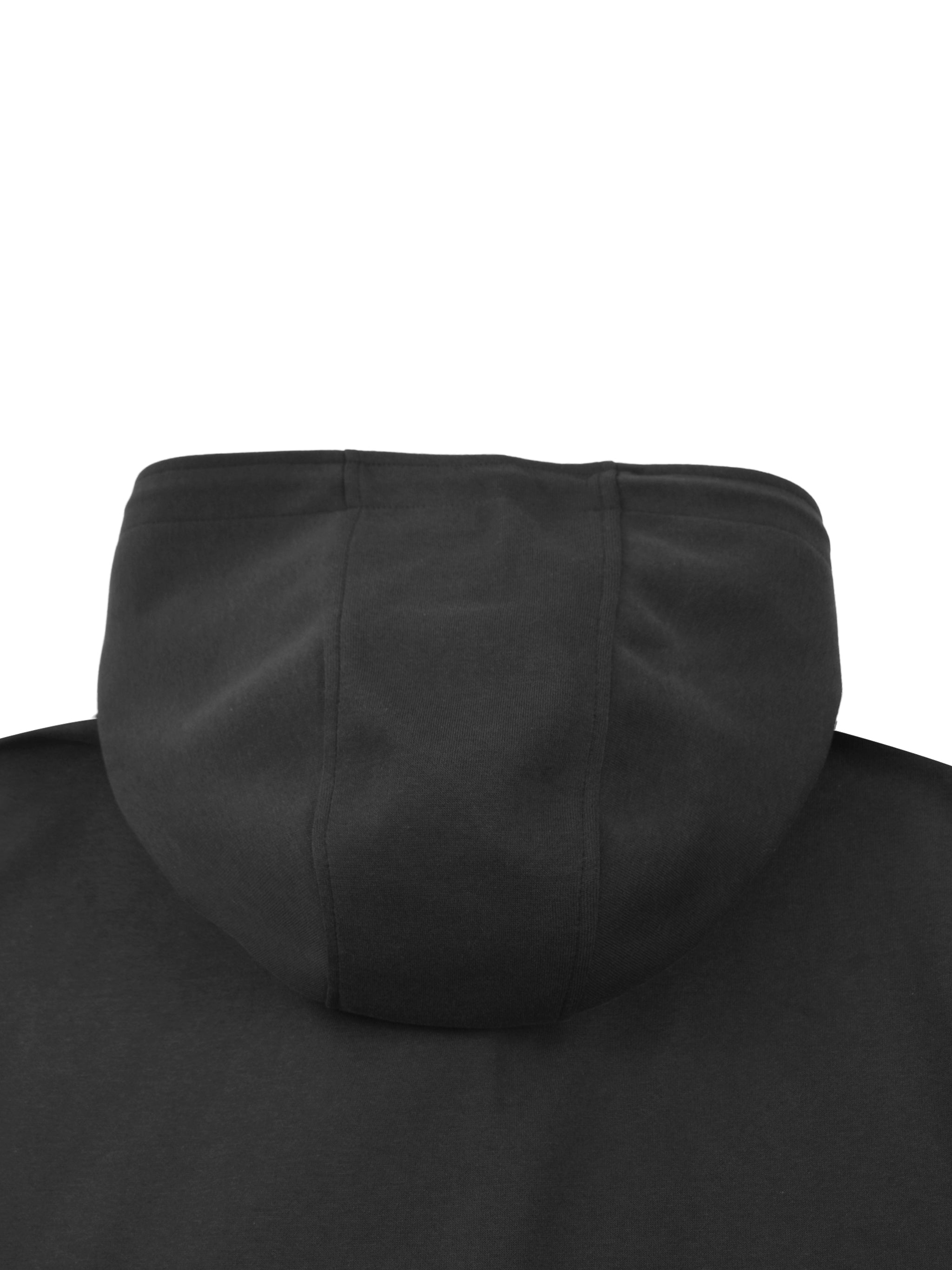Boxy Button Placket Hoodie