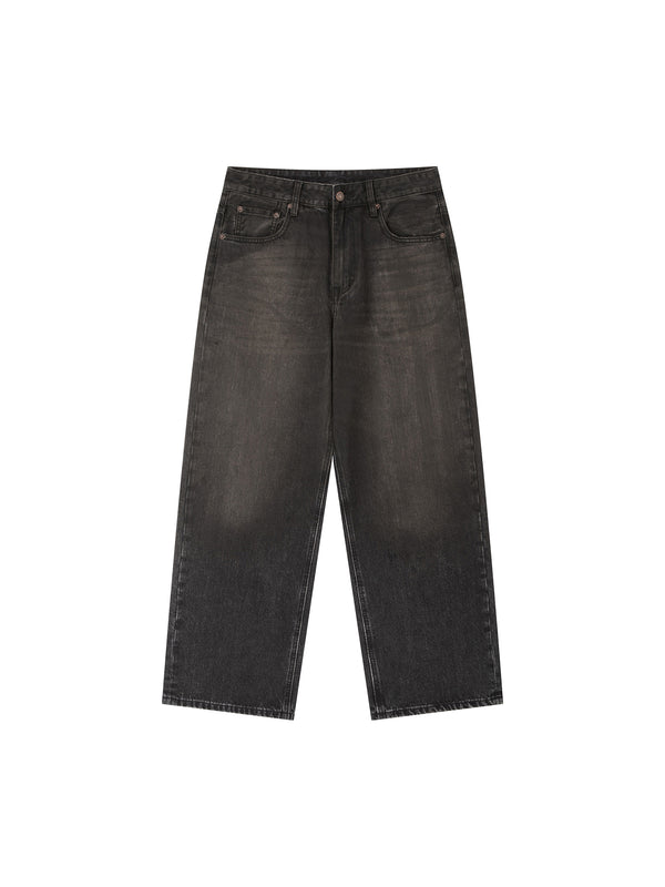 Vintage Wash Heavyweight Denim Jeans 5