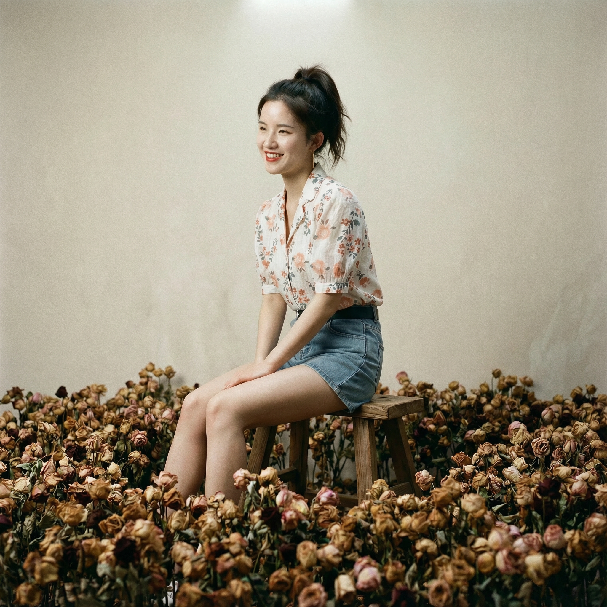 Chic Printed Casual Women's Snow Street Shirt